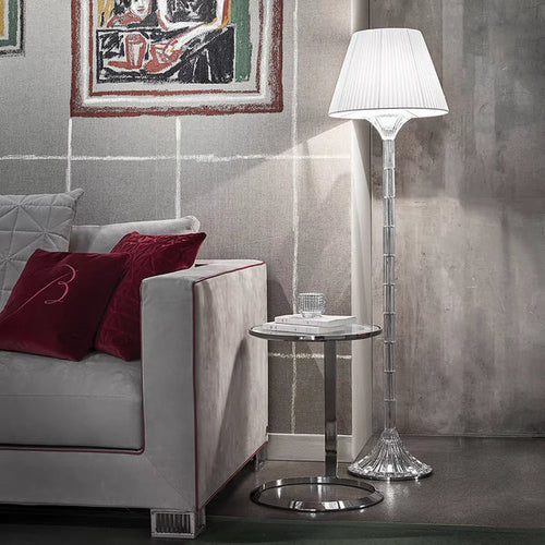 Lampada da terra di lusso con paralume vintage Laurel Premium