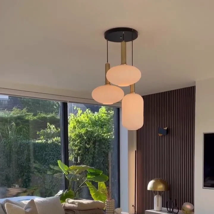 Nordic Minimalist Modern Luxury Glass Chandelier