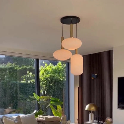 Nordic Minimalist Modern Luxury Glass Chandelier