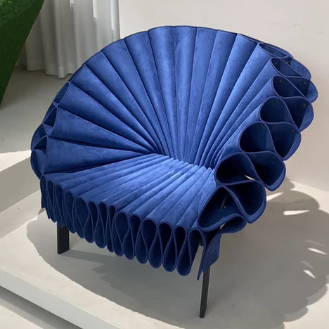 Scandinavian Minimalist Peacock Lounge Chair