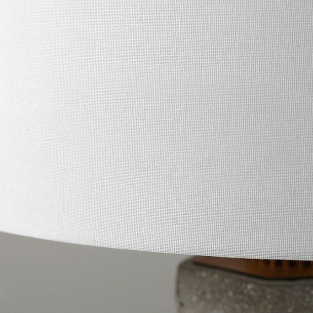 Modern Creative Round Fabric Shade Classic Table Lamp For Living Room Or Bedroom