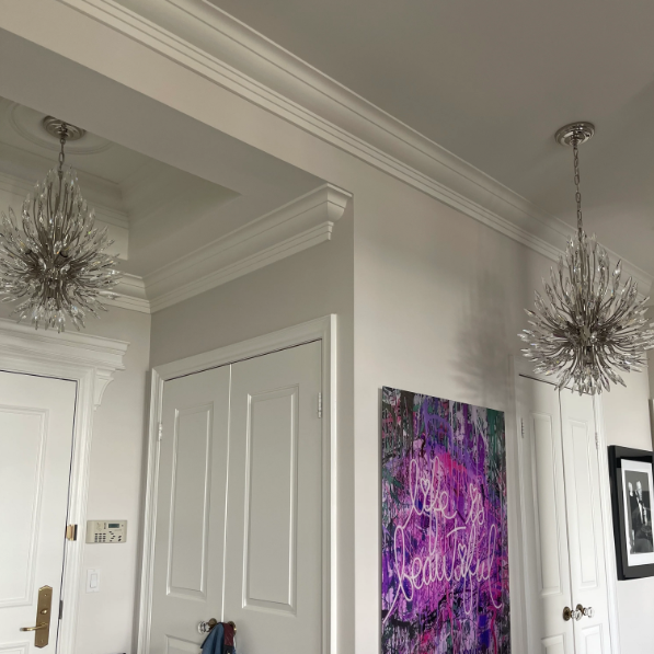 Post-Modern Art Bouquet Shape Branch Crystal Chandelier for Living Room/Dining Room