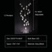 12Pendant: D20.0"*H160.0" Infinity LED Glass Globe Bubble Chandelier,chandelier,chandeliers,glass,metal,bubble,flush mount,ceiling,round,pendant,air bubble,sick,living room,stairs,foyers,extra long,long,spiral stairs