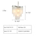3 Tier: D14.0"*H17.0" Roundel Odeon Fringe Crystal Chandelier,chandelier,chandeliers,crystal,spiral,clear crystal,frost crystal,tier,layer,multi-tier,multi-layer,black,chrome,ceiling,chain,oversized,large,huge,big,living room,dining room,bedroom,bedside,dining table,bar,kitchen island