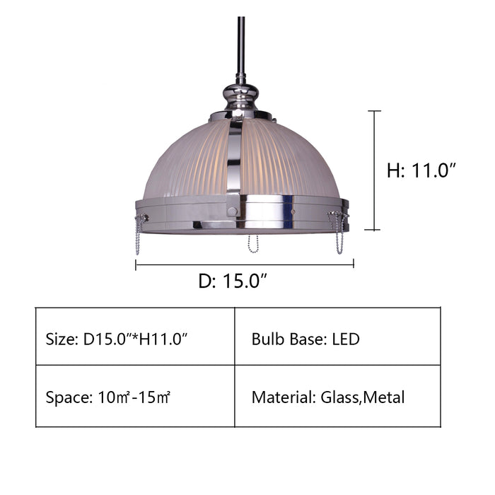 D15.0"*H11.0" COLBERT PENDANT LIGHT,chandelier,chandeiers,pendant,lights,lamps,light,glass,metal,black,chrome,silver,gold,brass,copper,hemispherres,round,glass shade,led,minimalist,nordic,modern,dining table,bar,kitchen island,bedside
