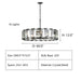16Lights: D60.0"*H12.0" Tundra Prysm Crystal Round Chandelier ,chandelier,chandeliers,round,ring,circle,branch,candle,metal,crystal,rods,black,clear crystal,ceiling,living room,dining room,bedroom,home office,foyer,hallway,entrys,modern,minimalist