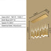 16Lights chandelier,chandeliers,pendant,pendants,ceiling,flush mount,aluminum,gold,red,colorful,glass,rectangle,dining room,dining table,big table,long table,bar,kitchen island,kitchen bar,dining bar,coffee table