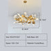 D24.0"*H16.0" Ion Leaf Organic Branching Round Chandelier - Italian ConceptIon Leaf Organic Branching Round Chandelier - Italian Concept ION LEAF ORGANIC BRANCHING ROUND CHANDELIER,chandelier,chandeliers,pendant,leaf,leaves,gold,luxury,maple,round,branch,glass,crystal,light,ceiling,chain,adjustable,living room,dining room,post-modern,art,creative