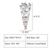 D40.0"*H91.0" TWIN PALMS FOYER CRYSTAL CHANDELIER，chandelier,chandeliers,spiral,crystal,extra large,large,huge,big,round,ceiling,luxury,living room,foyer