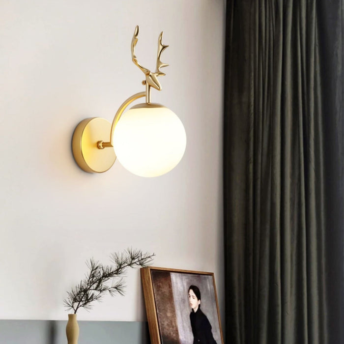 Ball Glass Wall Sconce Decorative Wall Lights For Bedroom