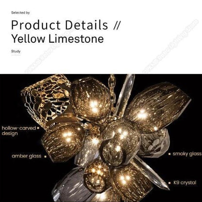 Modern Wine Glass Shape Chandelier Italian Light Luxury  Light Fixture for Ding/ Living Room/ Duplex/ Villa/ Restaurant