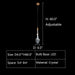 1 Pendant: D4.0"*H60.0" WAVE CLUSTER FLOWER GLASS PENDANT CHANDELIER,chandelier,chandeliers,glass,flush mount,ceiling,water splash shape,flower,clear glass,foyer,entryance,living room,dining room,bedside