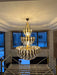 fancy luxury extra large chandelier black and golden for 2 story big house beautiful and stunning light fixture for staircase hallway hotel entrance