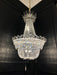 cute crown style 47'' crystal chandelier