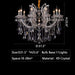 D31.5"*H25.6" chandelier,chandeliers,modern chandeliers,chandelier light,luxury,candle,living room chandeliers,foyer chandelier,large chandelier,modern,villa,hotel