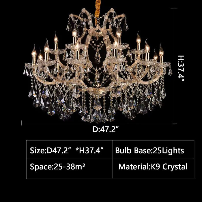 D47.2"*H37.4" chandelier,chandeliers,modern chandeliers,chandelier light,luxury,candle,living room chandeliers,foyer chandelier,large chandelier,modern,villa,hotel