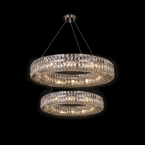 chandelier,chandeliers,crystal,rings,round,multi-tier,tiers,layers,ceiling,living room,high-ceiling room,foyer,3 rings,2rings,extra large,large,oversized,huge,big,long,high