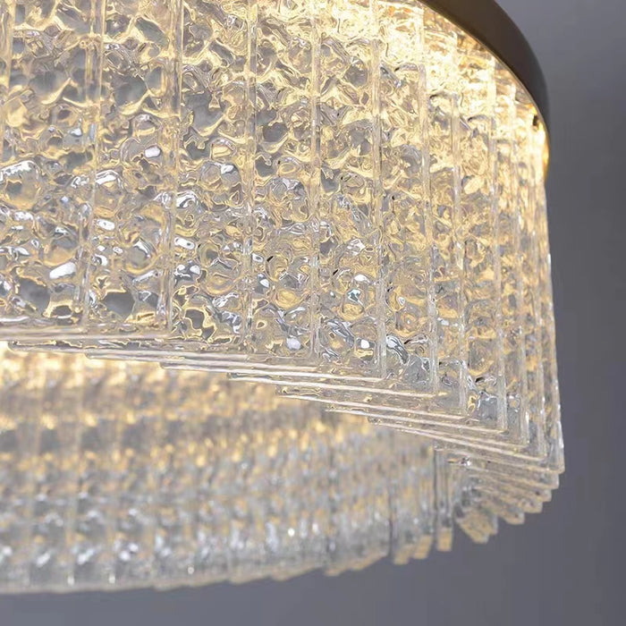 Designer Recommended Modern Minimalist Ring Crystal Chandelier for Living/Dining Room
