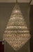 oversized crystal chandelier stunning shiny living room decor staircase lighting inspo foyer decoration design light fixture