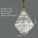 Oversized 70.9inch Pure Crystal Ceiling Light Fixture Living Room Entrance Staircase Chandelier