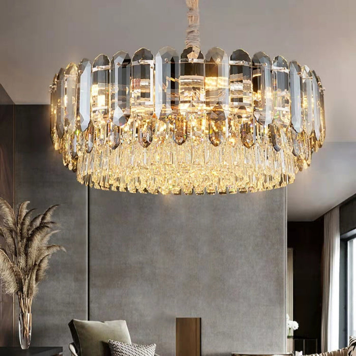 Stately Chandeliers for Living Room Luxury K9 Crystal Ceiling Light For Hallway /Dining Room