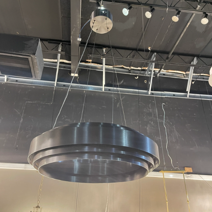 Modern Minimalist Multi-ring Pendant Round Chandelier for Living/Dining Room/Bedroom