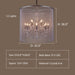 12Lights: D32.0"*H36.0"  VAILE CHAIN LINK CURTAIN CRYSTAL 12-LIGHT 32" CRYSTAL CHANDELIER,chandelier,chandeliers,pendant,crystal,iron,tassel,curtain,candle,crystal pendnat,branch,round,circle,raindrop,teardrop,chrome,silver,bedroom,dining room,living roo,foyer,entrys