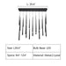 L39.4" chandelier,chandeliers,pendant,cone,living room,dining room,dining table,kitchen island,kitchen bar,dinng bar,bar,long table,big table,l;ong,extra large,large,big,long,metal,crystal