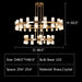 D48.0"*H60.0" Arroseur 2-Tier 48W Round Crystal Chandelier,chandelier,chandeliers,round,circle,rings,two layers,2 tiers,ceiling,flush mount,gold,living room,oversized,huge,big,large,extra large,dining room,hallway,entryance,foyer