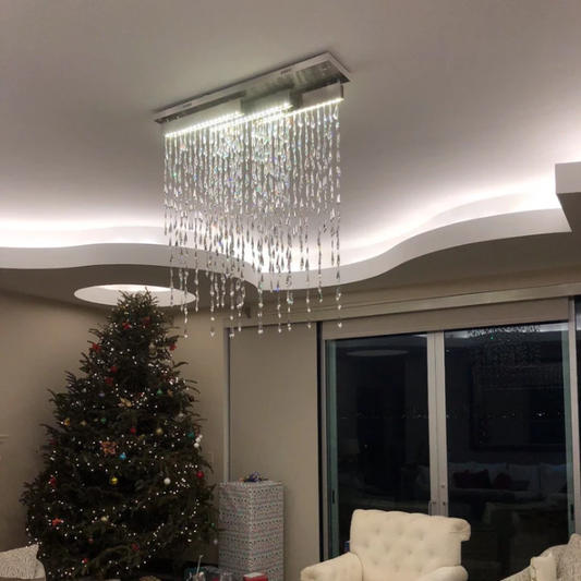 chandelier,chandeliers,pendant,flush mount,ceiling,tassel,curtain,raindrop,teardrop,tiers,living room,dining room,bar,dining table,kitchen island,foyer,entrys