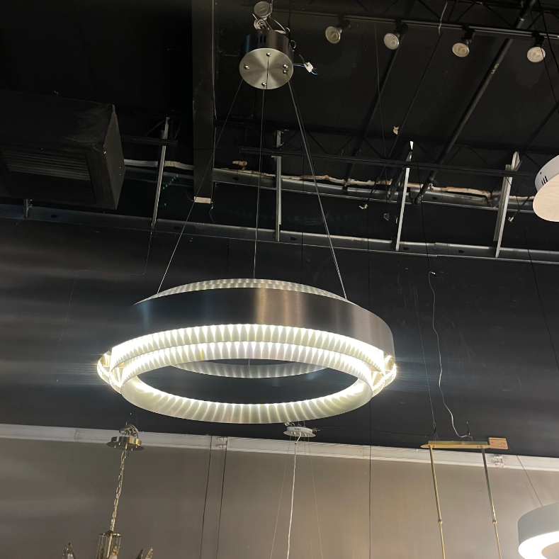 Modern Minimalist Multi-ring Pendant Round Chandelier for Living/Dining Room/Bedroom