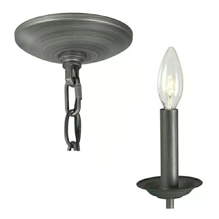 Audane 9-Light Candle Style Tiered Chandelier Classical Handing Lights For Living Room Or Bedroom