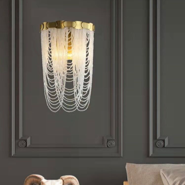 Luxury Pure Copper Chandelier Elegant K9 Crystal Living Room Light Modern Brass Dining Hall Ceiling Lamp