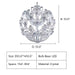 D55.0"*H55.0" ADELINE LEADED ROUND 50 LIGHT CRYSTAL CHANDELIER,Baccarat Design K9 Luxury Crystal Glass Chandelier Lighting,chandelier,chandeliers,crystal,round,sphere,candle,shade,glass shade,clear crystal,pendant,luxury,big,oversized,huge,large