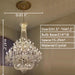 D31.5"*H47.2" chandelier,chandeliers,pendant,crystal,metal,clear crystal,candle,branch,round,raindrop,teardrop,extra large,oversized,large,huge,big,round,living room,luxury,dining room,modern,foyer,stairs,hallway,entrys,hotel lobby,duplex hall,loft,gold