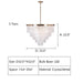 5 Tier: D32.0"*H22.0" Oliver Round Tiered Glass Tile Chandelier Collection,chandelier,chandeliers,crystal,round,metal,tier,layer,multi-tier,multi-layer,frost crystal,rods,piece,ceiling,pendant,oversized,huge,big,large,extra large,living room,dining room,foyer,entryance,hallway