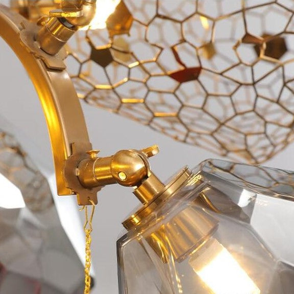 Modern Wine Glass Shape Chandelier Italian Light Luxury  Light Fixture for Ding/ Living Room/ Duplex/ Villa/ Restaurant