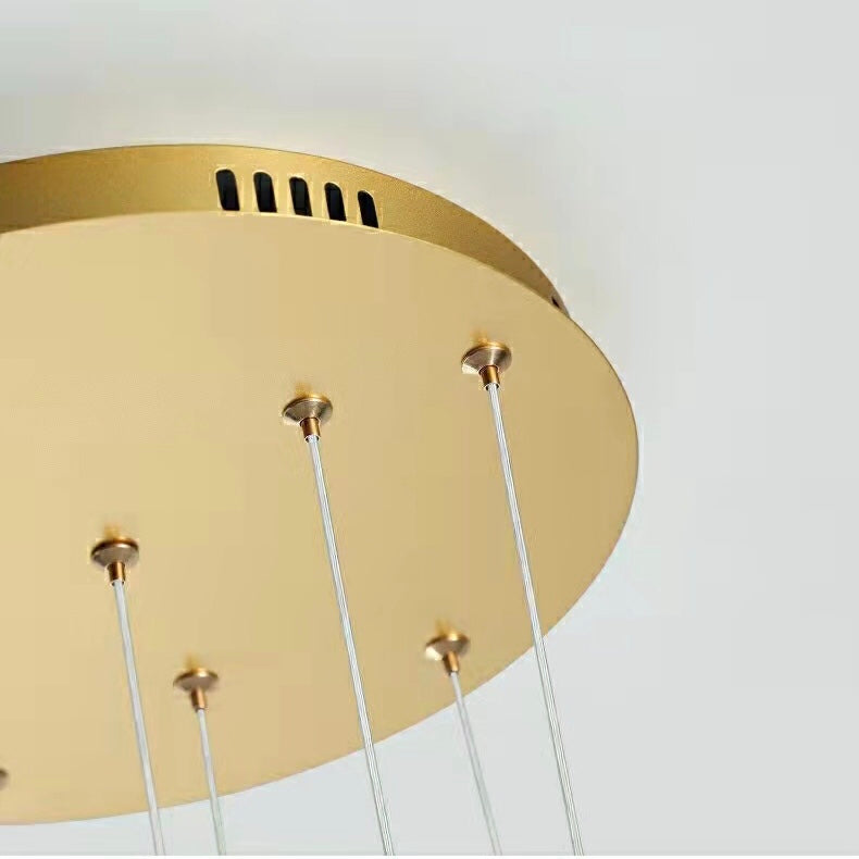 Spiral Staircase Chandelier Modern Style Ceiling Lamp  Living Room Lighting Fixture