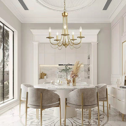Audane 9-Light Candle Style Tiered Chandelier Classical Handing Lights For Living Room Or Bedroom