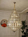 Extra Large D47.2”*H70.9” Luxury Modern Chandeliers For Hotel Lobby Hallway Foyer / Staircase Living Room