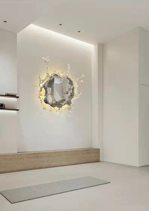 Designer Original Art Mirror Wall Lamp Princess Magic Mirror Light For Dressing Room Women Bedroom Lighting
