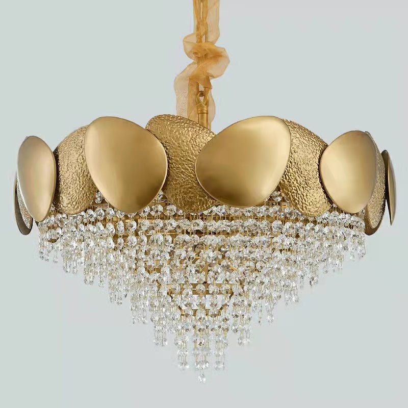 Modern Italian Style Crystal Tassel Chandelier