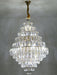 Extra Large Foyer Pure Crystal Ceiling Light Fixture Living Room Entrance Staircase Chandelier