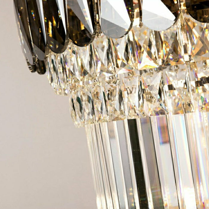 Extra Large Modern Crystal Chandelier Luxury Pendant For Entryway / Staircase / Hotel Foyer