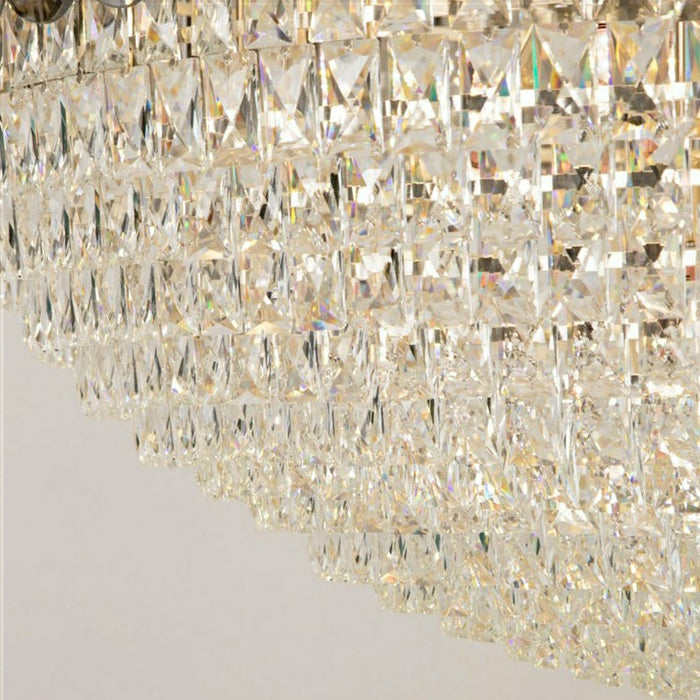 Extra Large Modern Crystal Chandelier Luxury Pendant For Entryway / Staircase / Hotel Foyer