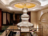 D 47.2" * H 70.8" Customer Photo of Glorious Extra Large crystal chandelier must have good quality for staircase hallway entrance living room staircase 2 story house