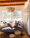 boho mini living room light fixture tassel chandelier instagram popular trend interior deisgn hippies style country style young and wild