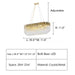 Rectangle: L39.4"*W11.8"*H11.8" chandelier,chandeliers,crystal,metal,clear crystal,gold metal,branch,multi-tier,tiers,ceiling,living room,dining room,overswized,round,rectangle,oval