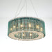Luxury Italian Style Crystal Ceiling Chandelier Round Pendant Lighting Fixture For Living/ Bedroom Decoration