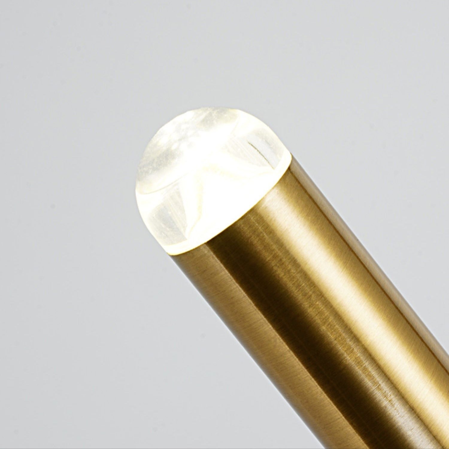 Minimalist Staircase Ceiling Lighting Fixture Foyer Pendant Chandelier In Gold Brass Finish